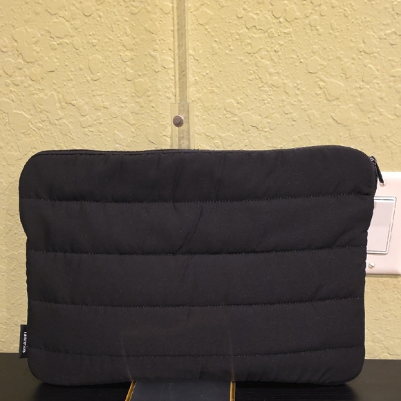 CHANEL Black Padded Laptop Bag - Picture 2 of 11